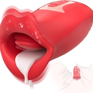 Doodle mouth licking tongue sucking breasts biting vibrator masturbator jumper female adult erotic electric sex toy supplies